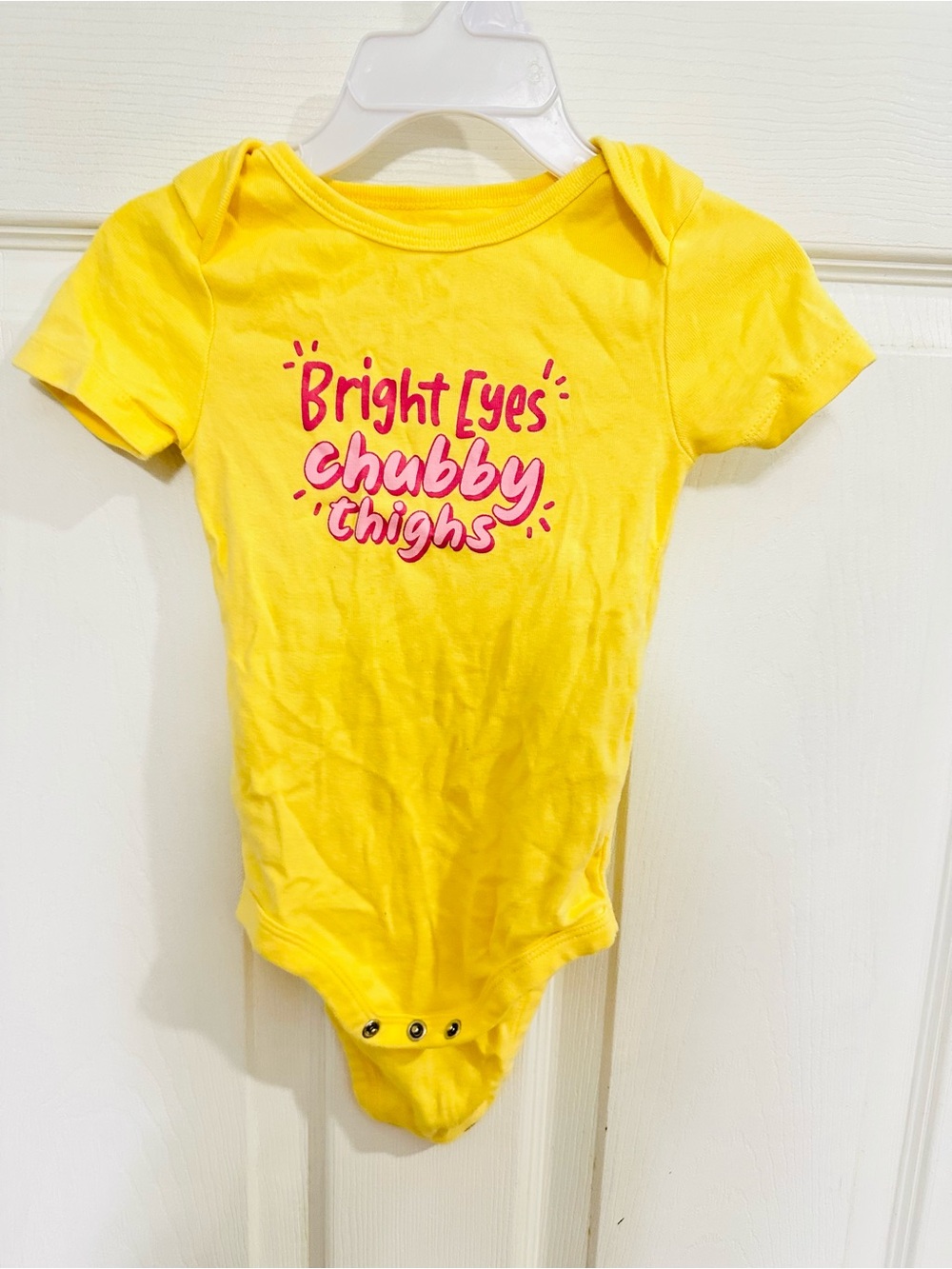 Joe Fresh Yellow Baby Outfit "Bright Eyes Chubby Thighs"